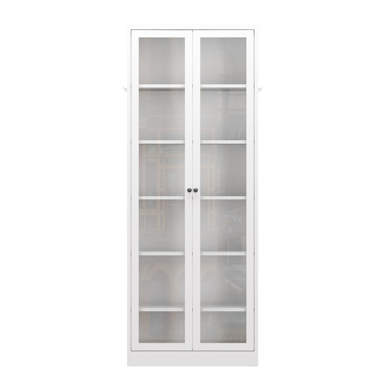 Kitchen Pantry Cabinet With 5 Adjustable Shelves, Freestanding Storage For Kitchen - White