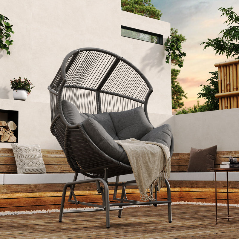 Palos - Outdoor Wicker Glider Chair