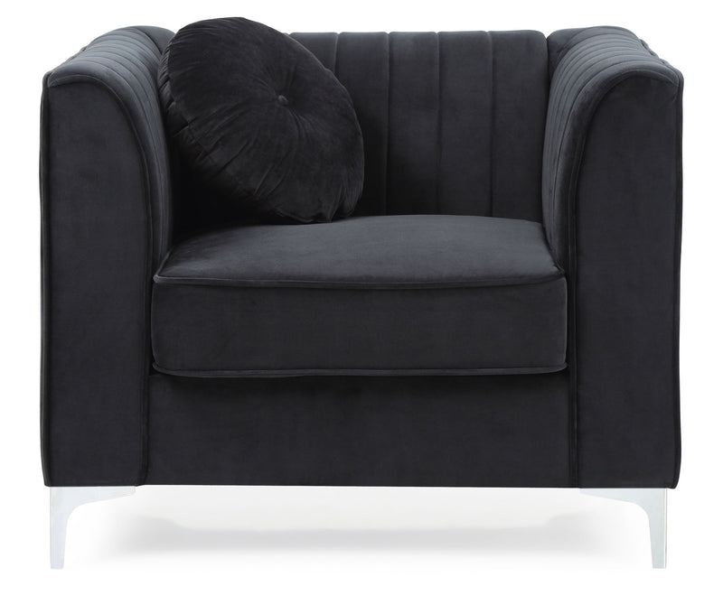 Contemporary Sloped Armchair