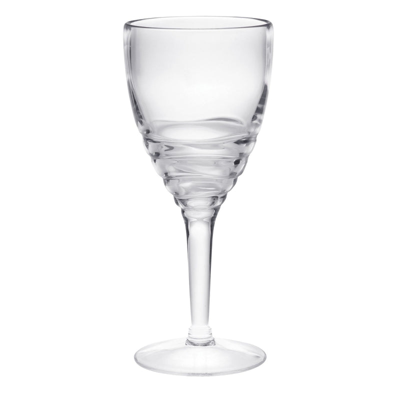 Swirl Plastic Wine Glasses (Set of 4)