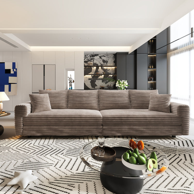 4 Seat Sofa, Deep Seat Couches With Soft Pillows