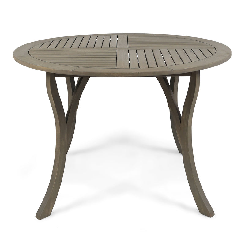 Hermosa - Outdoor Acacia Wood Table Circular Design