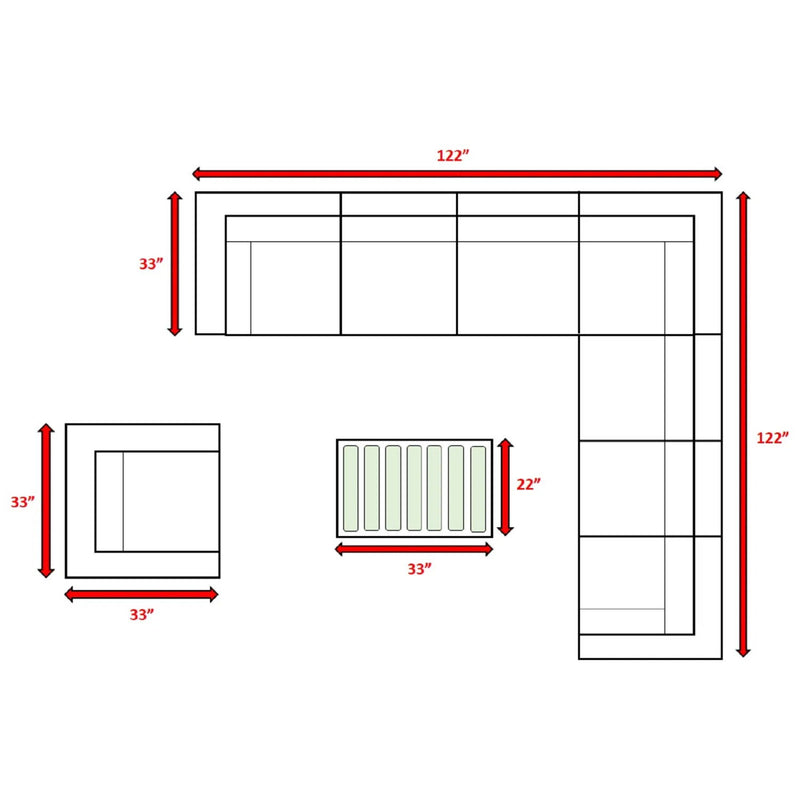 Sectional, Stylish Entertainment, Outdoor Living