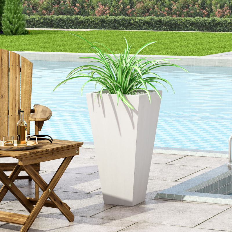 Outdoor Modern Cast Stone Planter