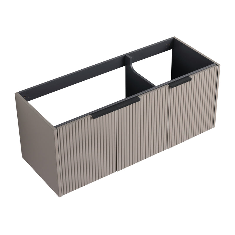 Contemporary Wall Mounted Bathroom Vanity With Soft Close Doors