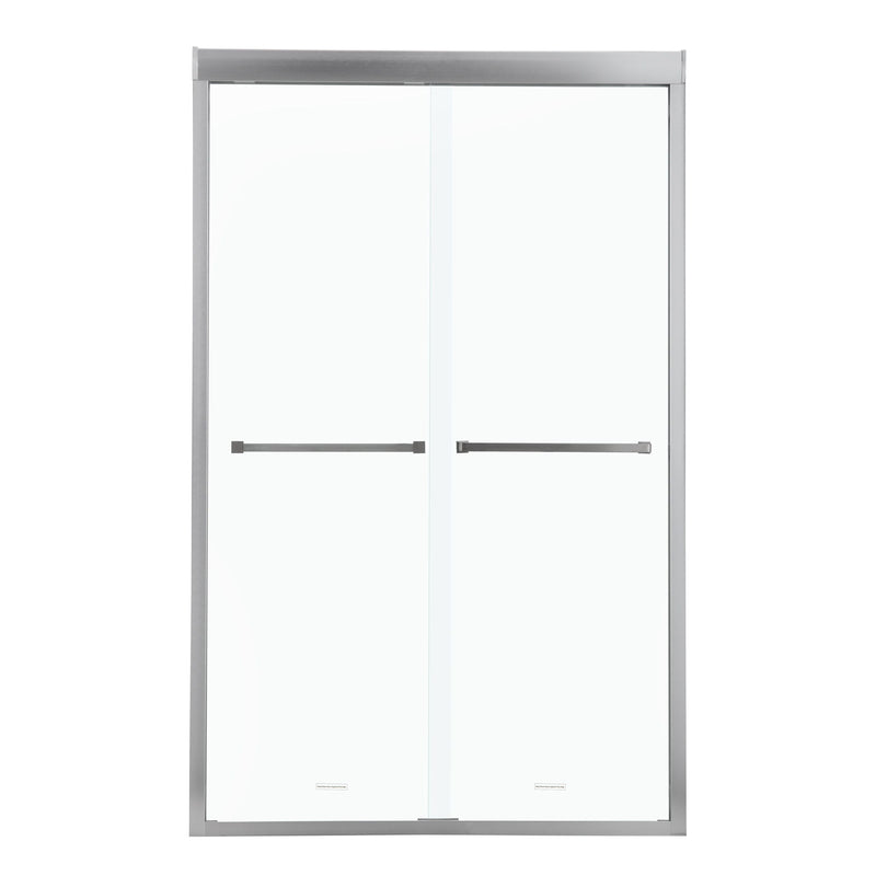 Modern Double Sliding Shower Enclosure, Tempered Glass