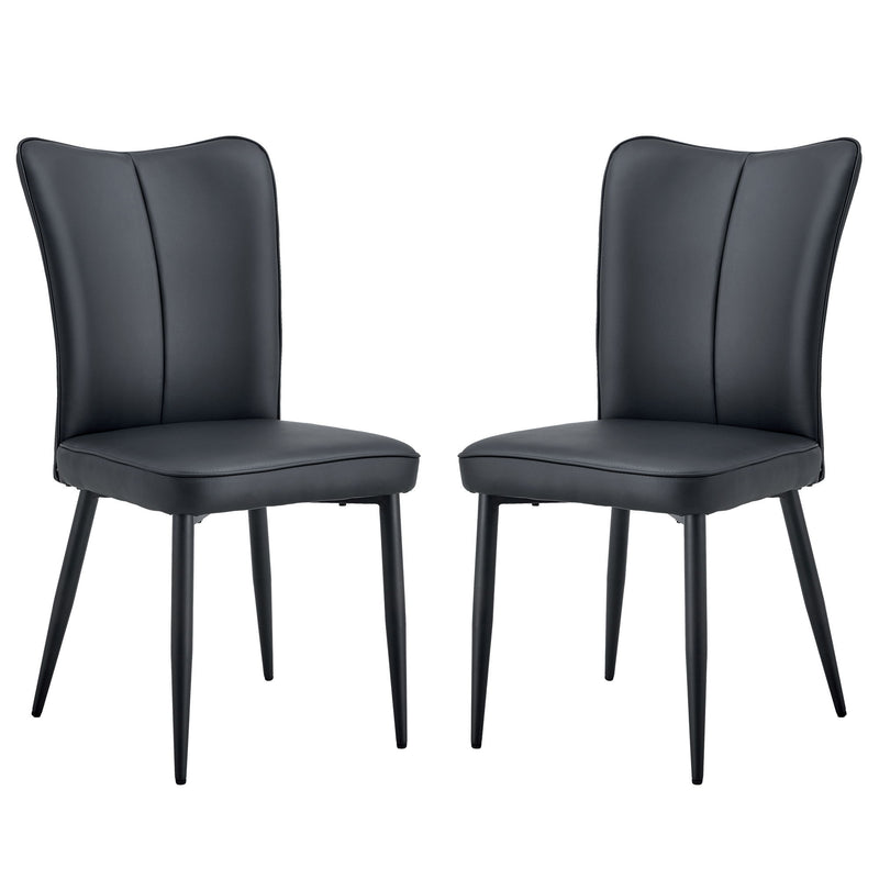 Modern Minimalist Dining Chairs (Set of 2)