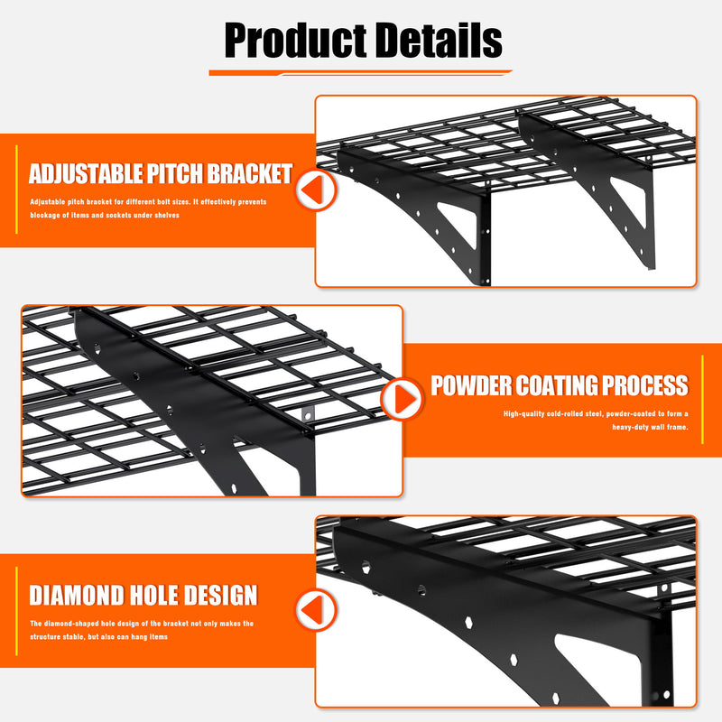 Wall Mounted Shelf For Garage