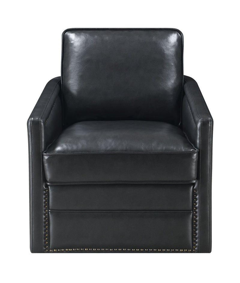 Rocha - Leather Aire Swivel Chair With Glider