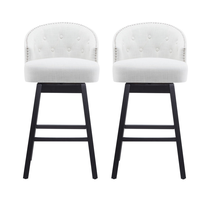 360 Degree Rotation Swivel Counter Stools (Set of 2)