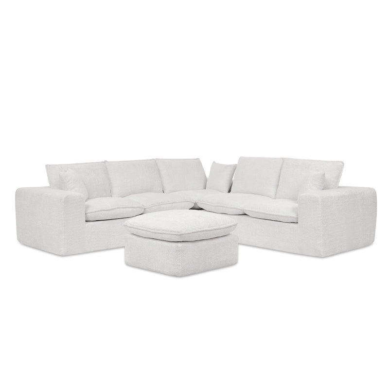 Sectional Sofa With Moveable Ottoman