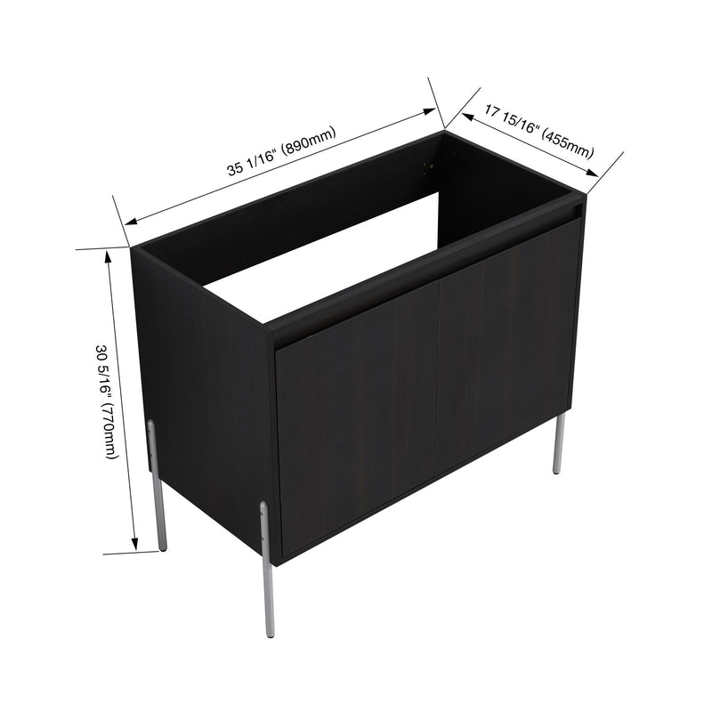Freestanding Bathroom Vanity & Soft Close Cabinet Doors