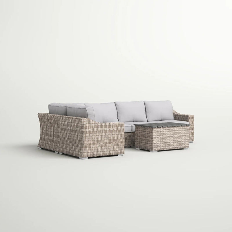 Stylish Sofa Seating Group With Cushions Perfect For Outdoor Gatherings