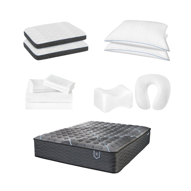 Comfort Care - Hybrid Restful Nights Euro Top Mattress With Premium Comfort Bedding Pack