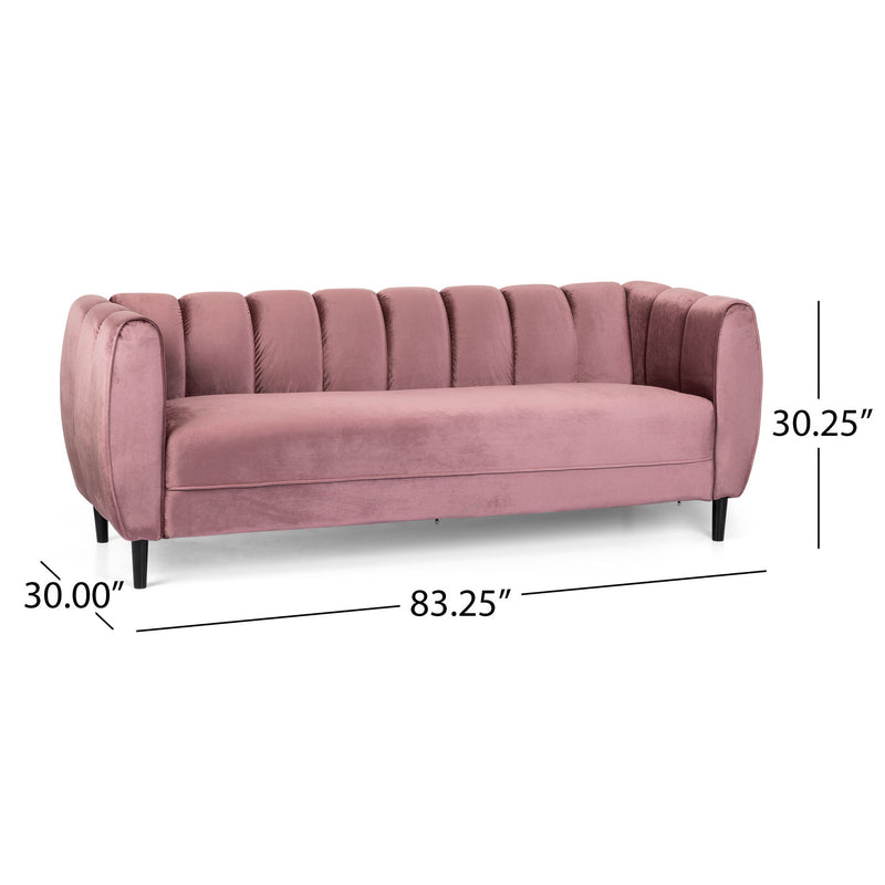 Miranda - Modern Glam 3 Seater Sofa