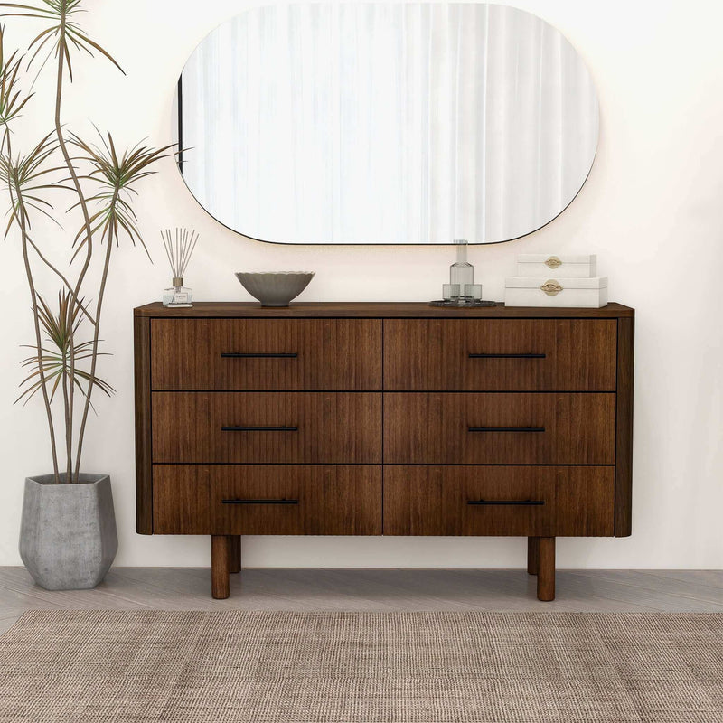 Logan - Dresser With 6 Drawers - Brown