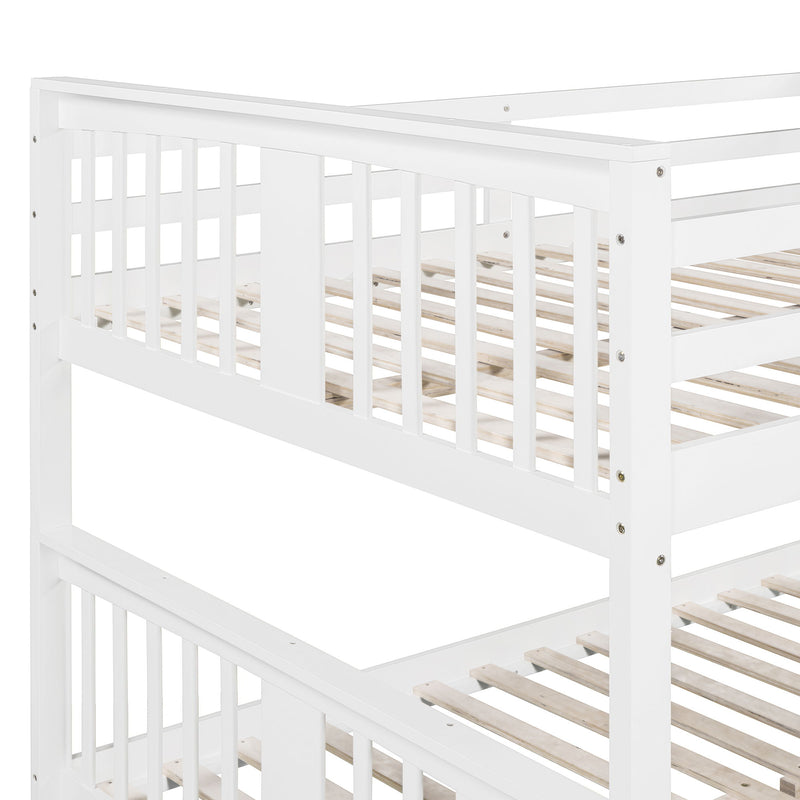 Bunk Bed With Ladder For Bedroom