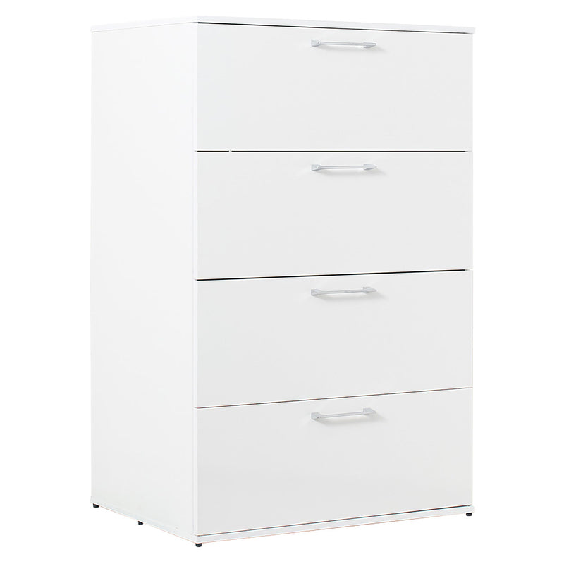 Bliss - Glossy 4 Drawer Jumbo Chest With Extra Deep Storage