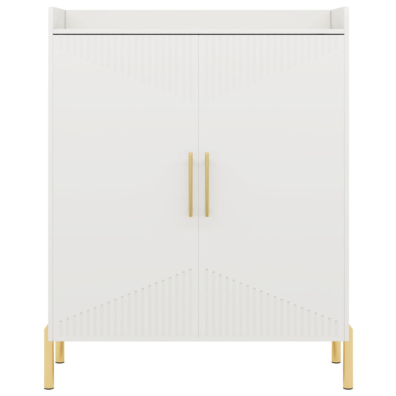 6 Tier Entryway Shoe Cabinet With Doors