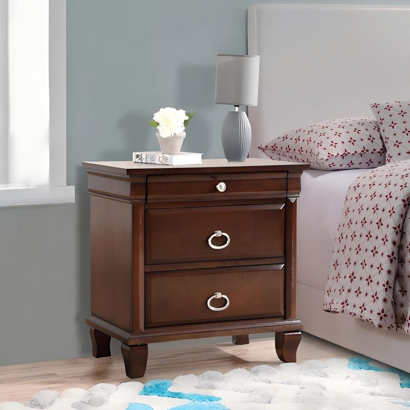 Triton - Nightstand - Cappuccino
