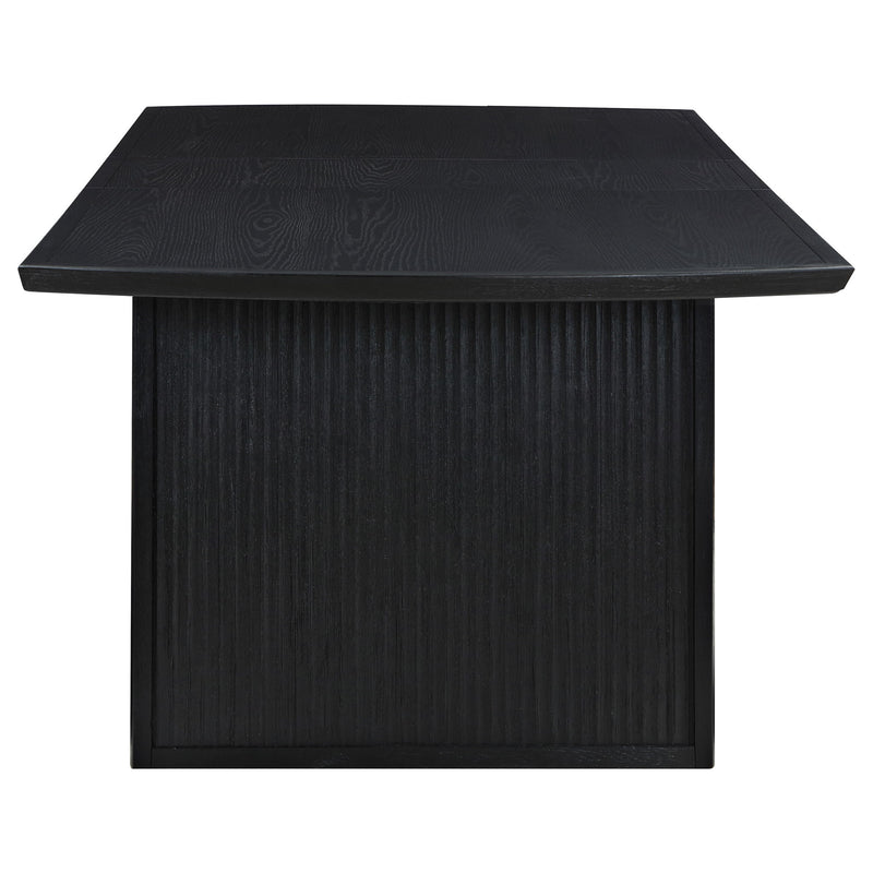 Mason - Removable Extension Leaf Dining Table - Black