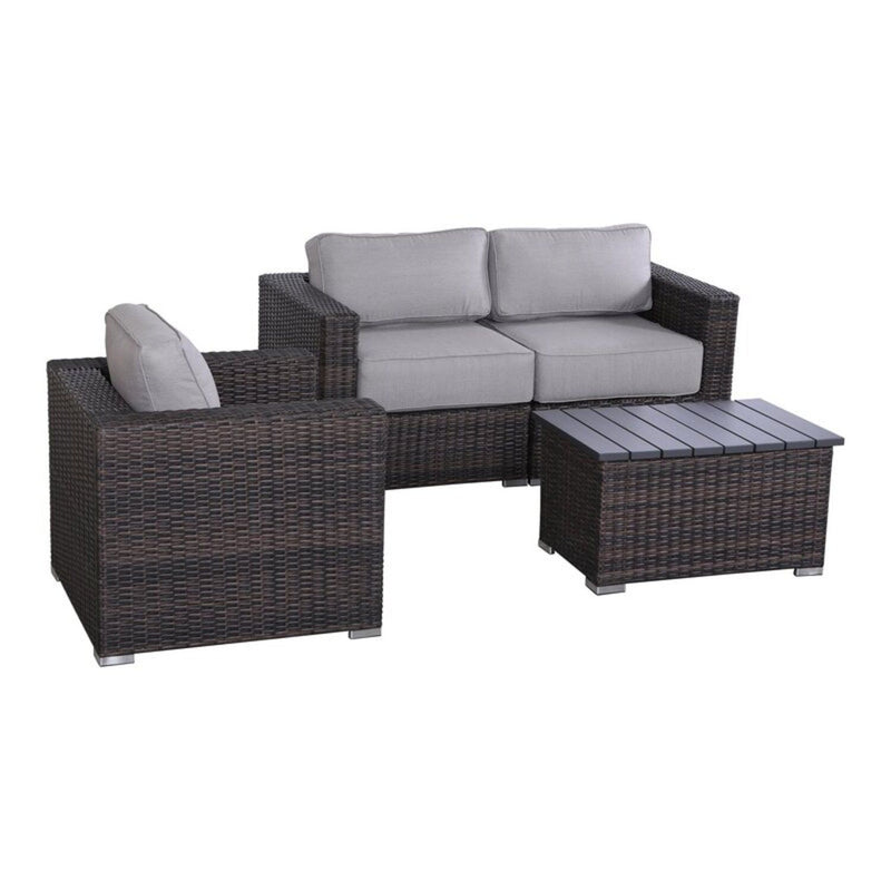 Stylish Sofa Seating Group With Cushions Perfect For Outdoor Gatherings