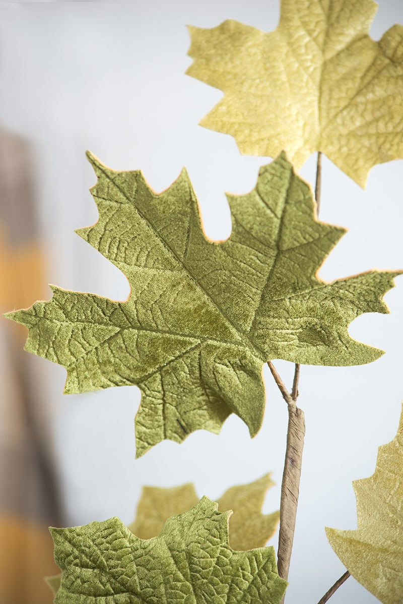 Paper Maple Leaf Spray, Botanicals Decor For Harvest Festival Fall Festival & Thanksgiving Table Decorations