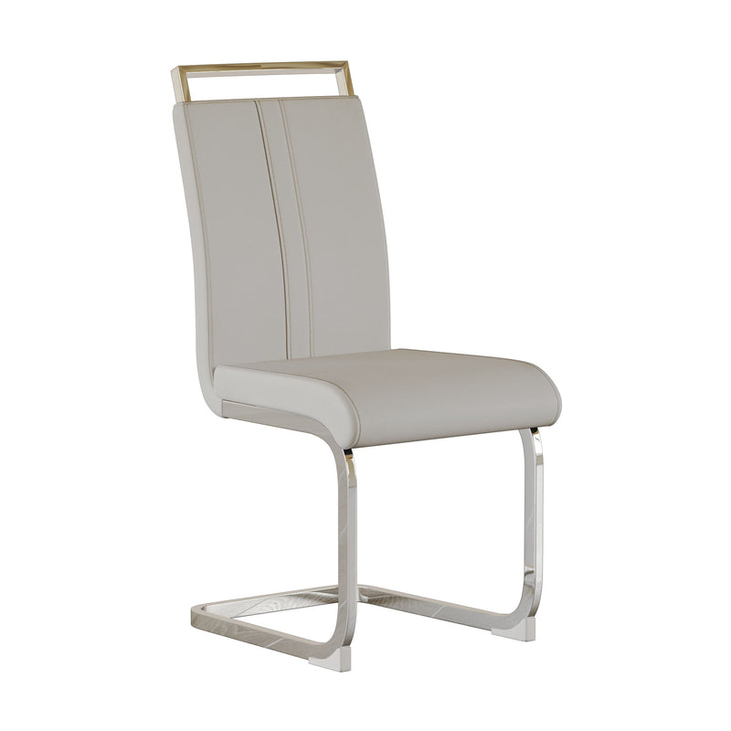 Modern Dining Chairs With Padded Seat, High Back