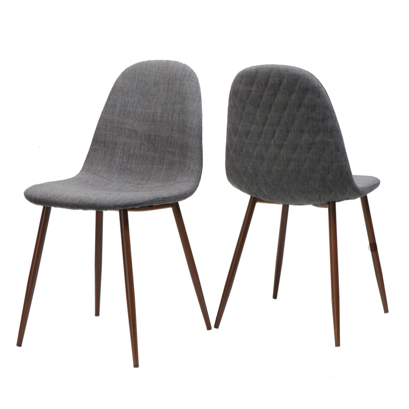 Elegant Dining Chair Set With Fabric