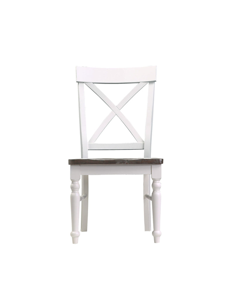 Mountina - Dining Chairs (Set of 2) - Brown / White