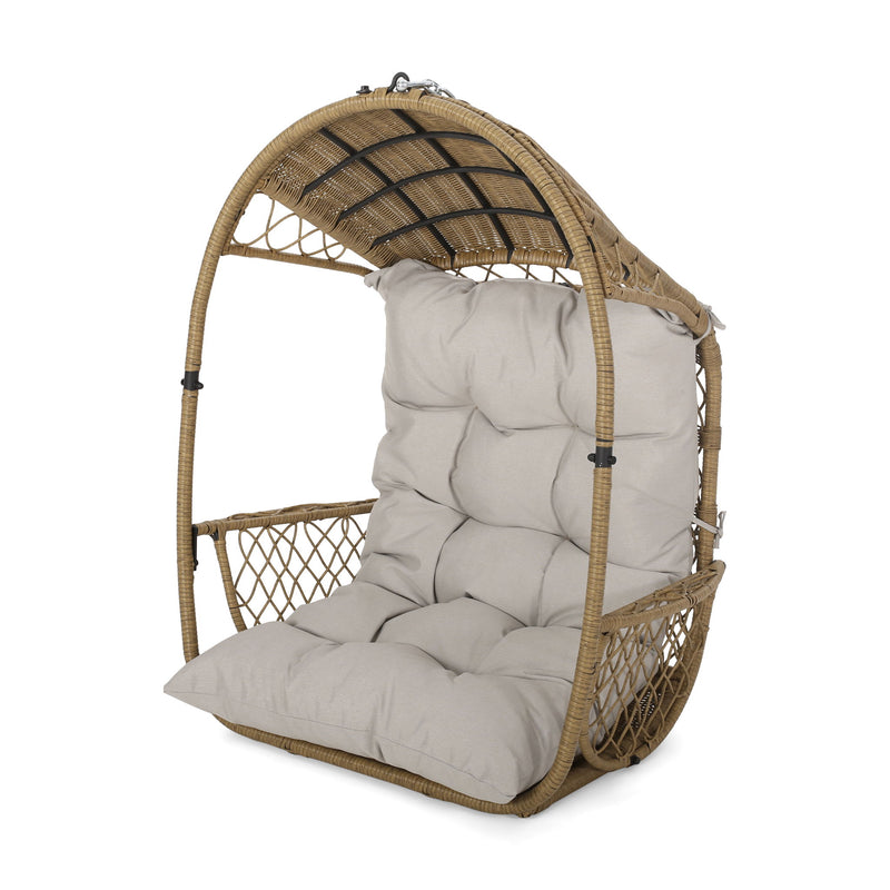 Malia - Wicker Hanging Chair With Cushion
