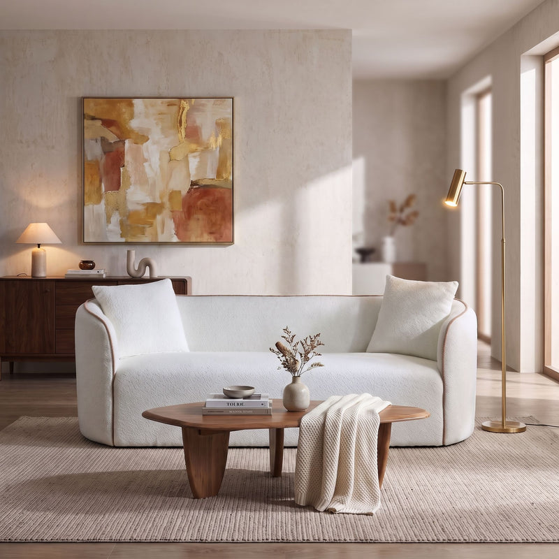 Coral - Curved Sofa, 3 Seater