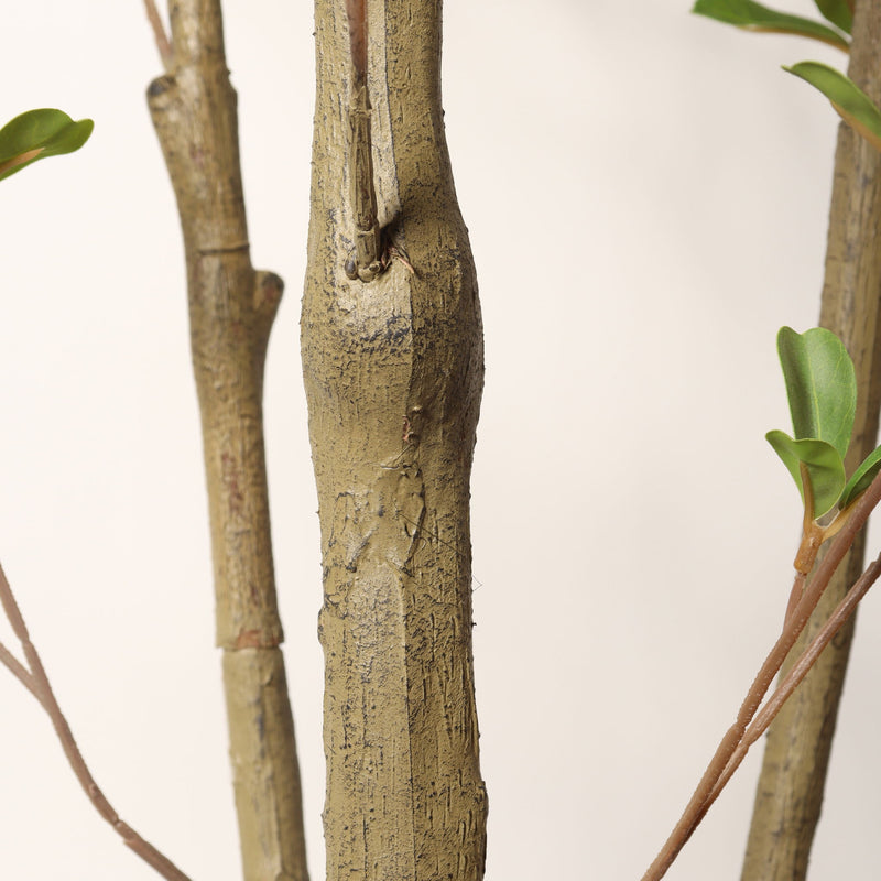 Lifelike Artificial Olive Tree With Plastic Pot For Home Living Room Decor - Green Leaves