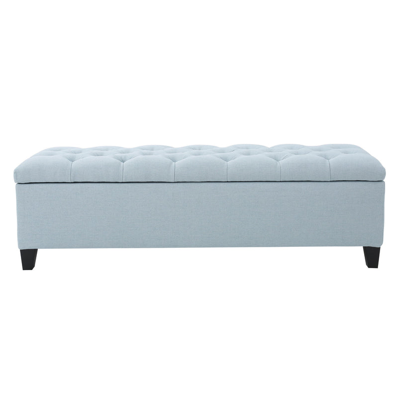 Glouster - Contemporary Storage Ottoman With Button Tufted Design