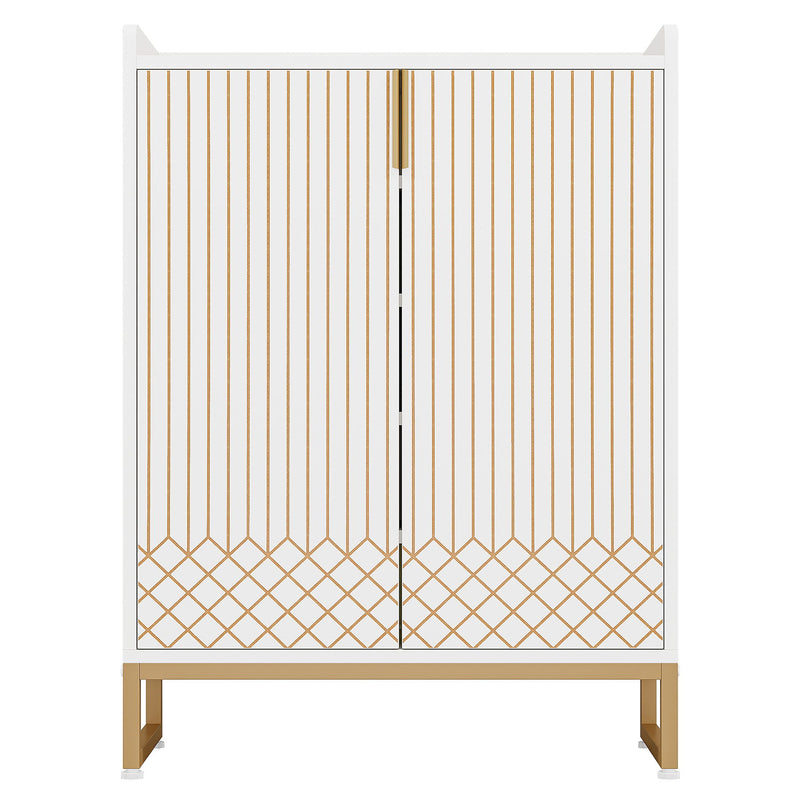 5 Tiers Shoe Storage Organizer With Doors