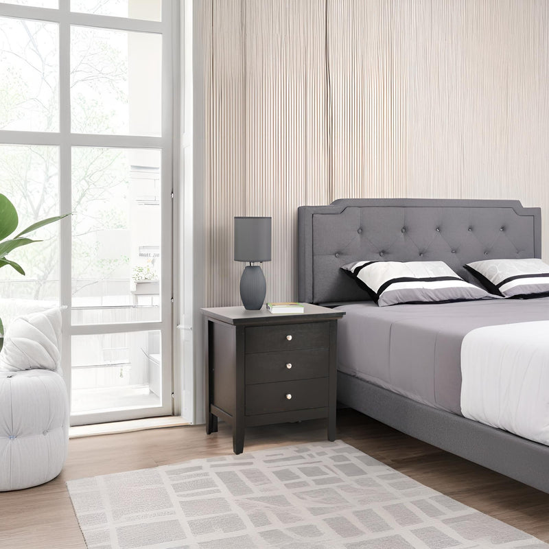 3 Drawer Nightstand & Dove Tailed Drawers