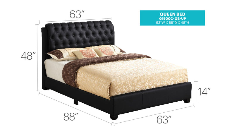 Tufted Upholstered Bed