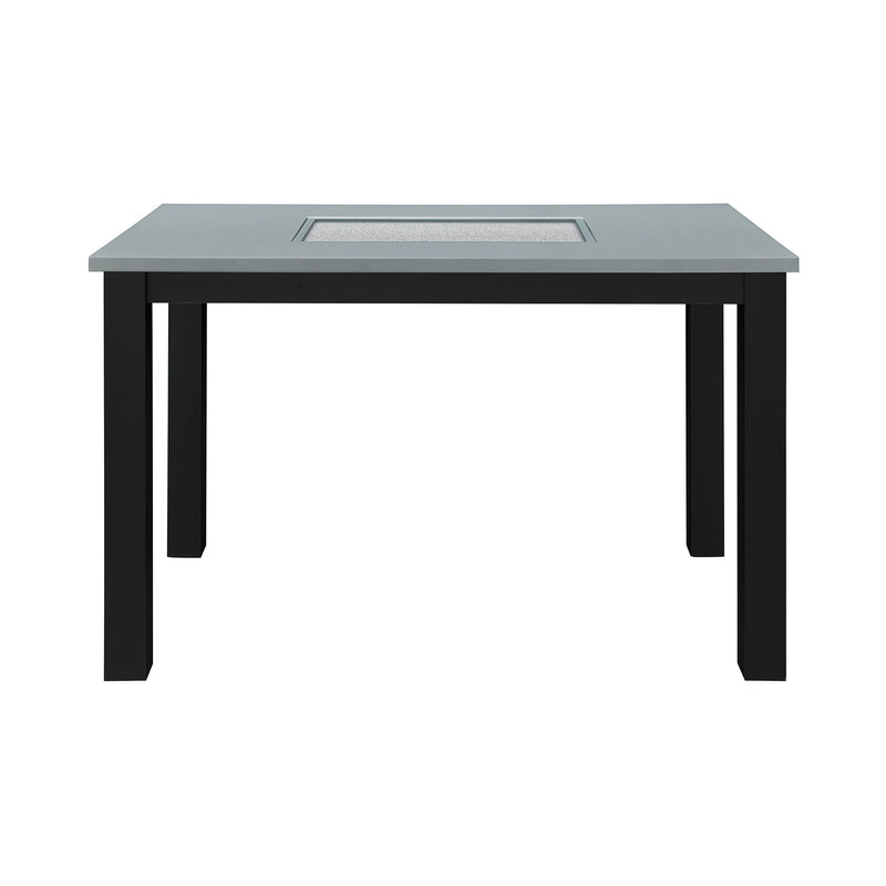 Dining Table Set With 4 Chairs, 5 Piece Set - Gray