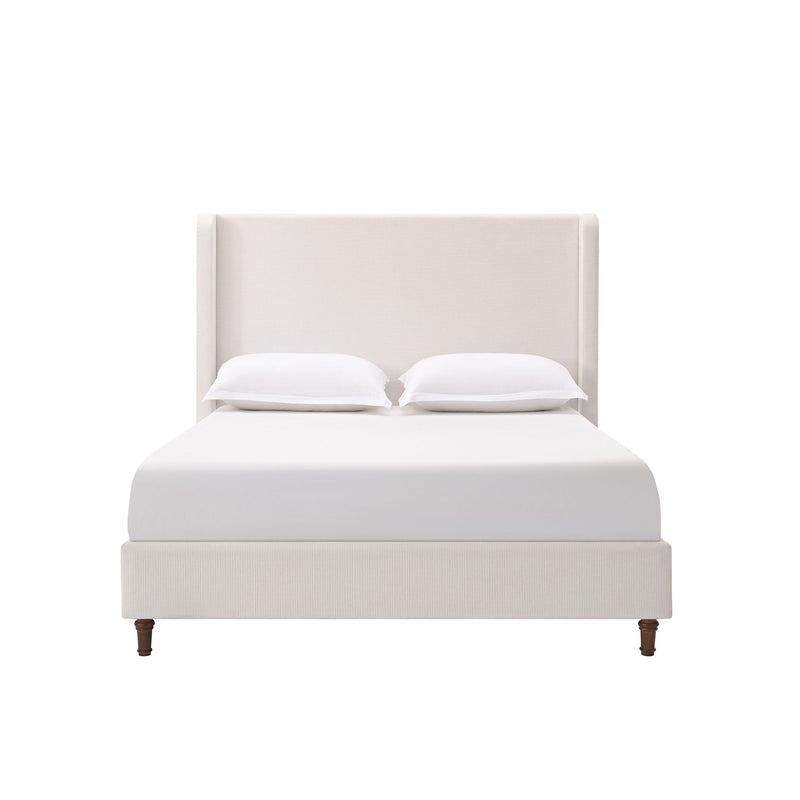 Harper - Tall Headboard Upholstered Bed / High Headboard / Elegant Simplicity / No Box Spring Needed