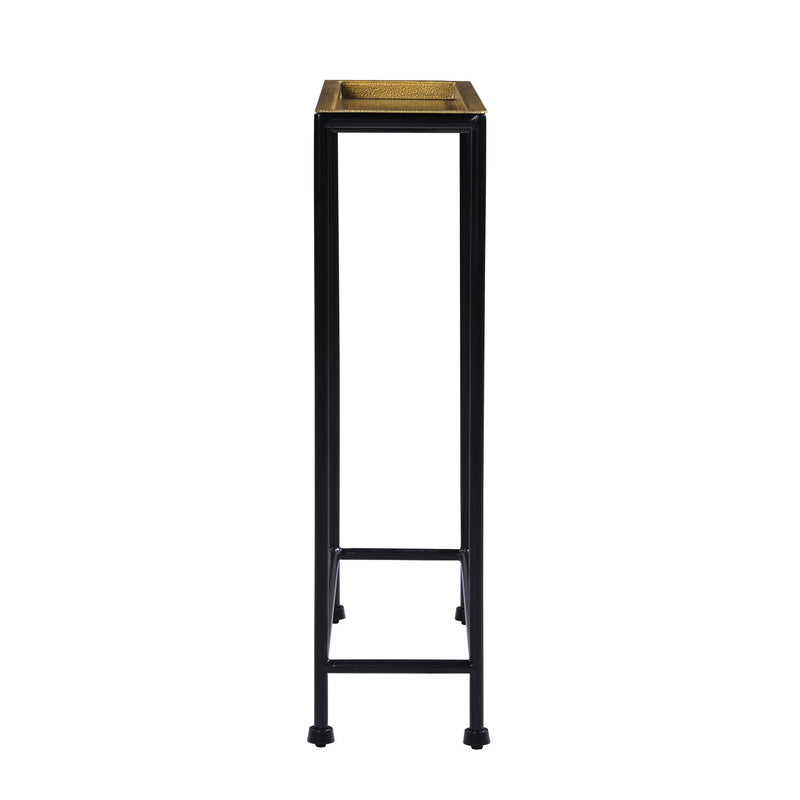 Trenton - Accent Side Table - Antique Bronze