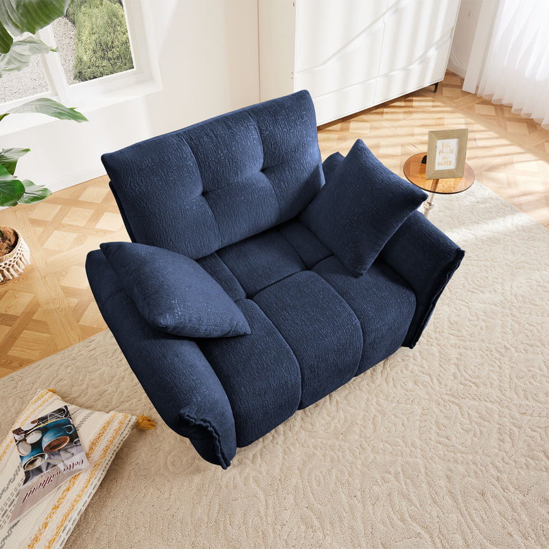 Modern Ergonomic Single Seater Sofa With High Resilience Cushions