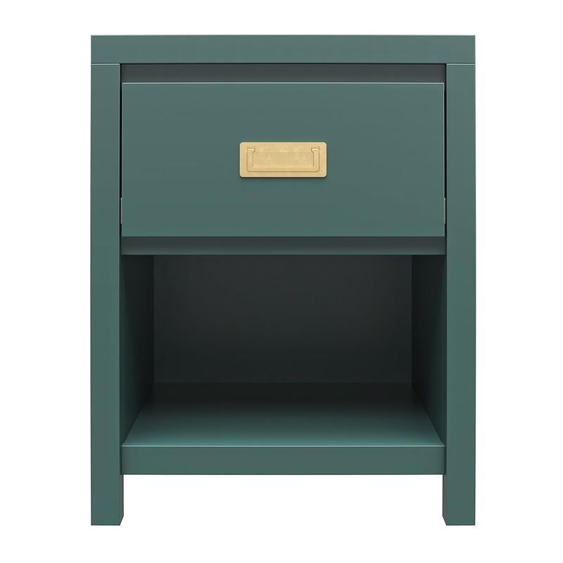 Haven - 1 Drawer Nightstand - Green