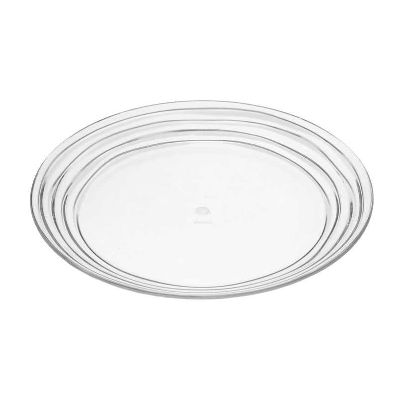 Designer Swirl Acrylic Dinner Plates (Set of 4)