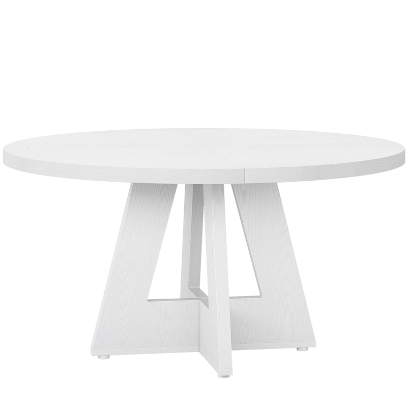Round Dining Cross Base Kitchen Table