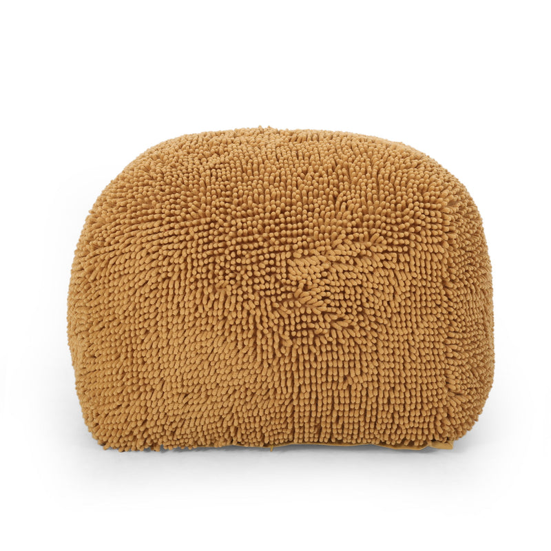 Spongy Microfiber Square Pouf Soft Seating