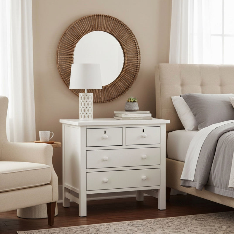 Georgina - 4 Drawer Storage Nightstand