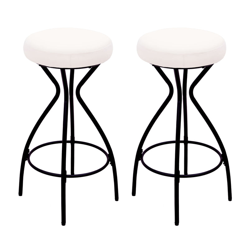 Modern Backless Bar Stools For Kitchen Island (Set of 2)