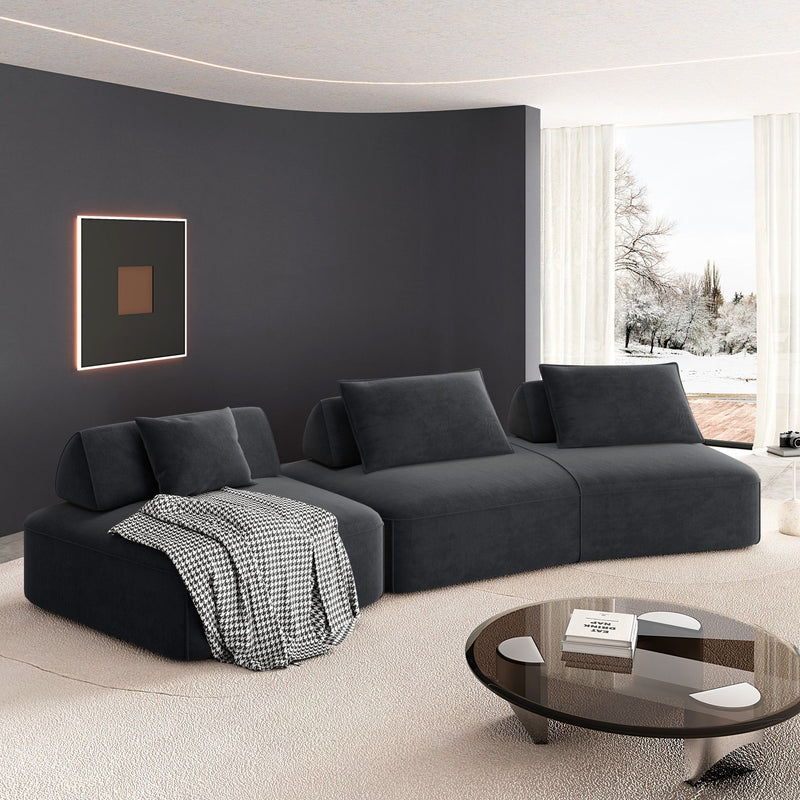 Modern Luxury Oversized Modular Sectional Sofa Set