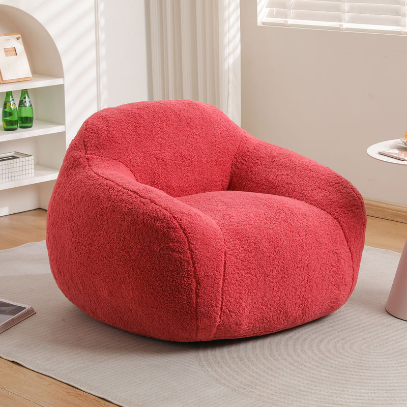 Giant Bean Bag Chair, Spacious Memory Foam With Armrests