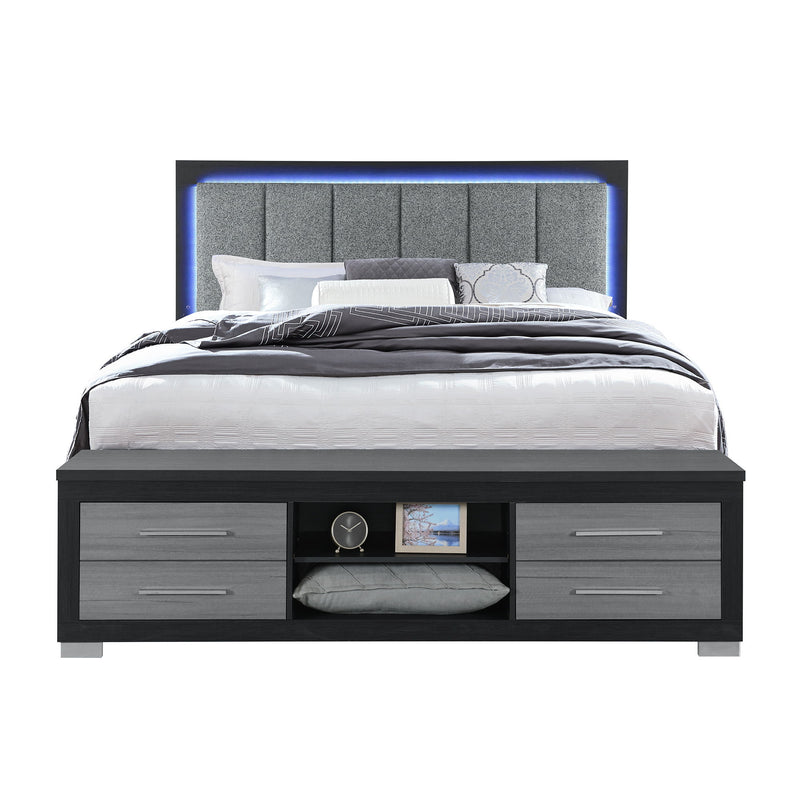 Emilia - Bed With Storage And LED Lighting